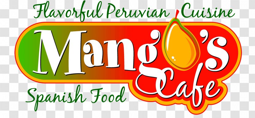 Peruvian Cuisine Spanish Mango's Cafe Coffee - Text Transparent PNG