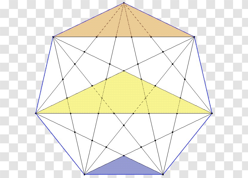 Triangle Point Symmetry Pattern - Sacred Geometry Transparent PNG