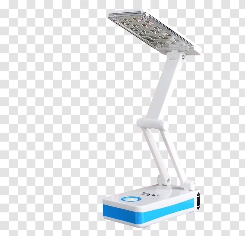 Lampe De Bureau Desk Blue - Chair - Folding Rechargeable Lamps Transparent PNG