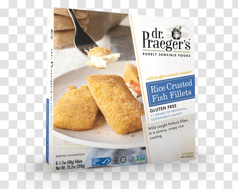 Chicken Nugget Fish Finger Dr. Praeger's Fillet Transparent PNG