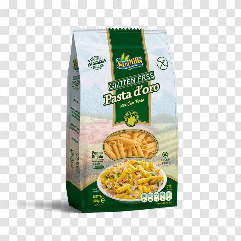 Pasta Lasagne Gluten-free Diet Sam Mills - Snack - Penne Transparent PNG