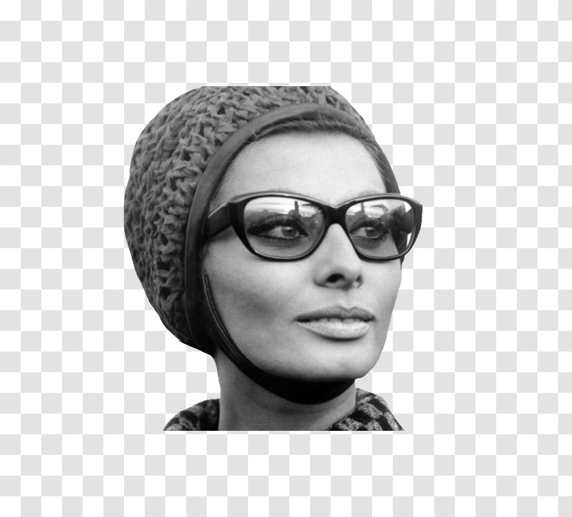 Sophia Loren 1960s 1950s Sunglasses - Bonnet - Glasses Transparent PNG