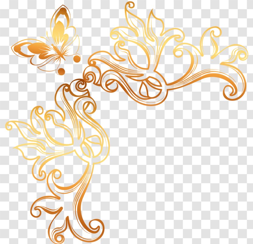 Ornament Raster Graphics Clip Art - Pollinator - Golden Yellow Pattern Transparent PNG