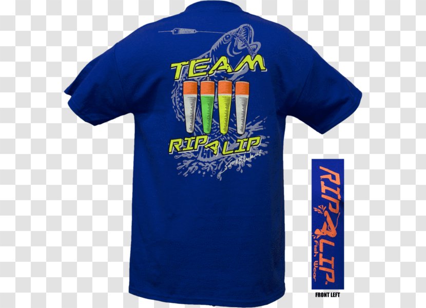 T-shirt Sports Fan Jersey Logo Sleeve Outerwear - Electric Blue Transparent PNG