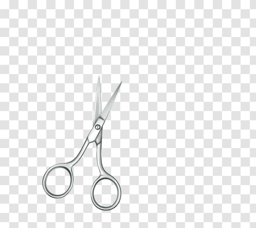 Scissors Hair Care - Silver Transparent PNG