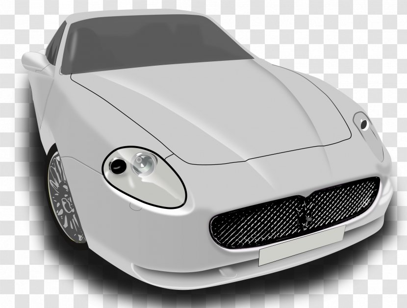 Sports Car Clip Art - Automotive Design - Maserati Transparent PNG