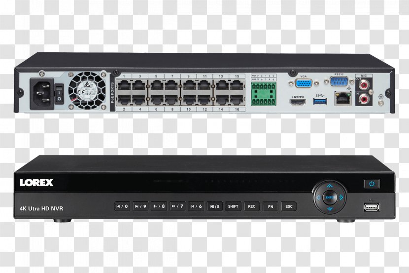 Lorex Technology Inc Network Video Recorder Wireless Security Camera 4K Resolution IP - Audio Equipment Transparent PNG