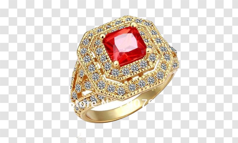 Wedding Ring Jewellery Colored Gold - Gemstone - Rings Free Download Transparent PNG