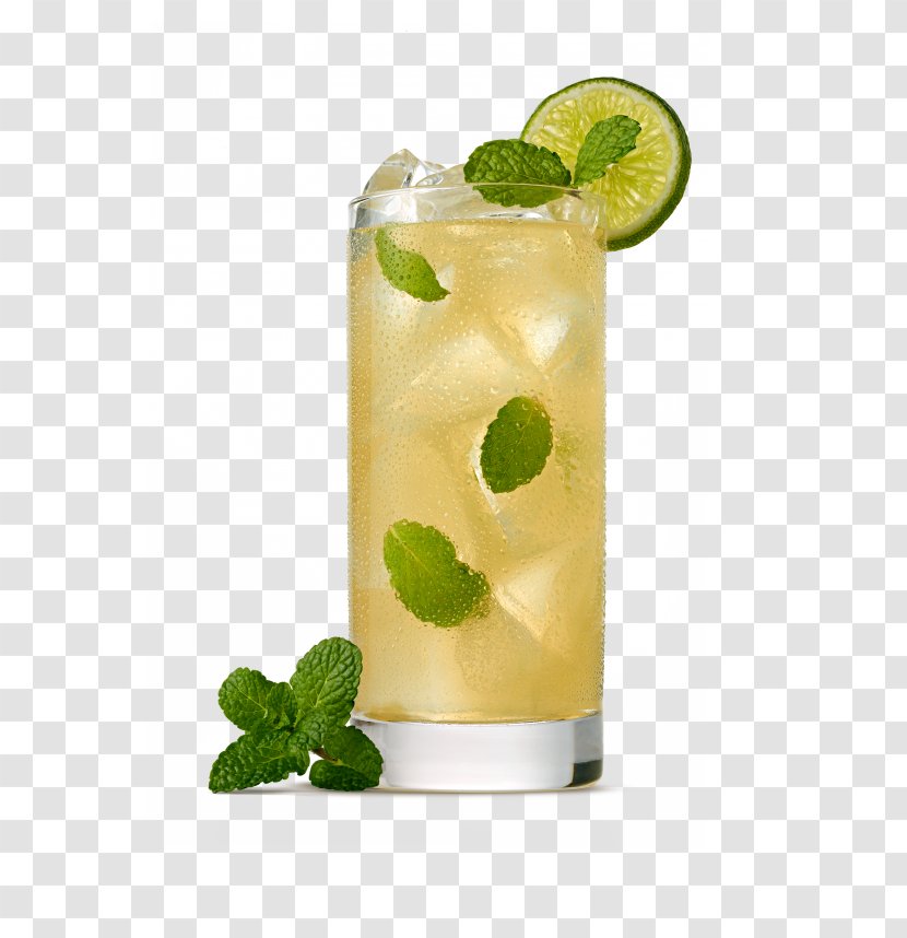 Mojito Cocktail Garnish Lime Mai Tai - Lemon Transparent PNG
