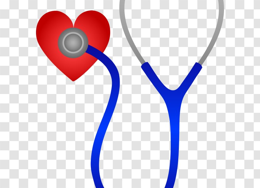Physician Medicine Stethoscope Nursing Care - Cartoon - Heart Transparent PNG