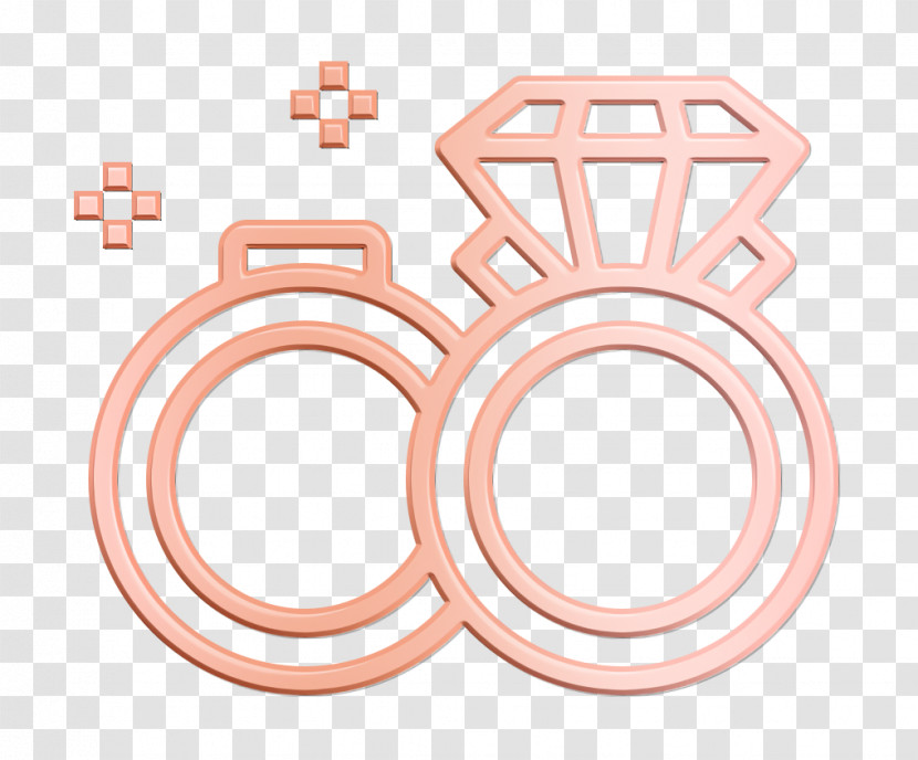 Wedding Icon Love And Romance Icon Wedding Rings Icon Transparent PNG