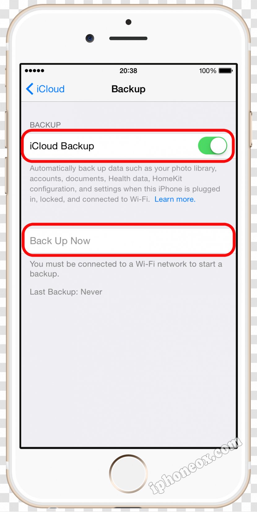 Backup Computer IPhone ICloud Web Page - Screenshot Transparent PNG