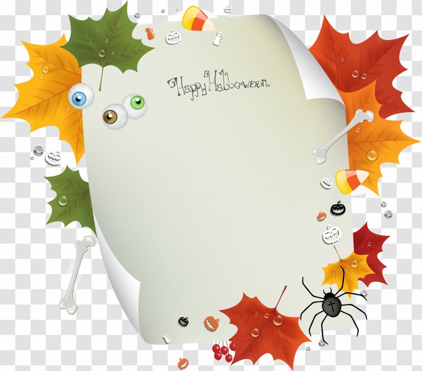 Clip Art Paper Image Autumn Scroll - Leaf - свиток Transparent PNG