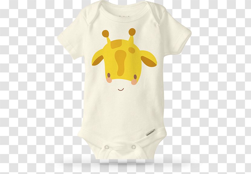 Baby & Toddler One-Pieces T-shirt Giraffe Clothing Sleeve - Blue Pattern Background Transparent PNG