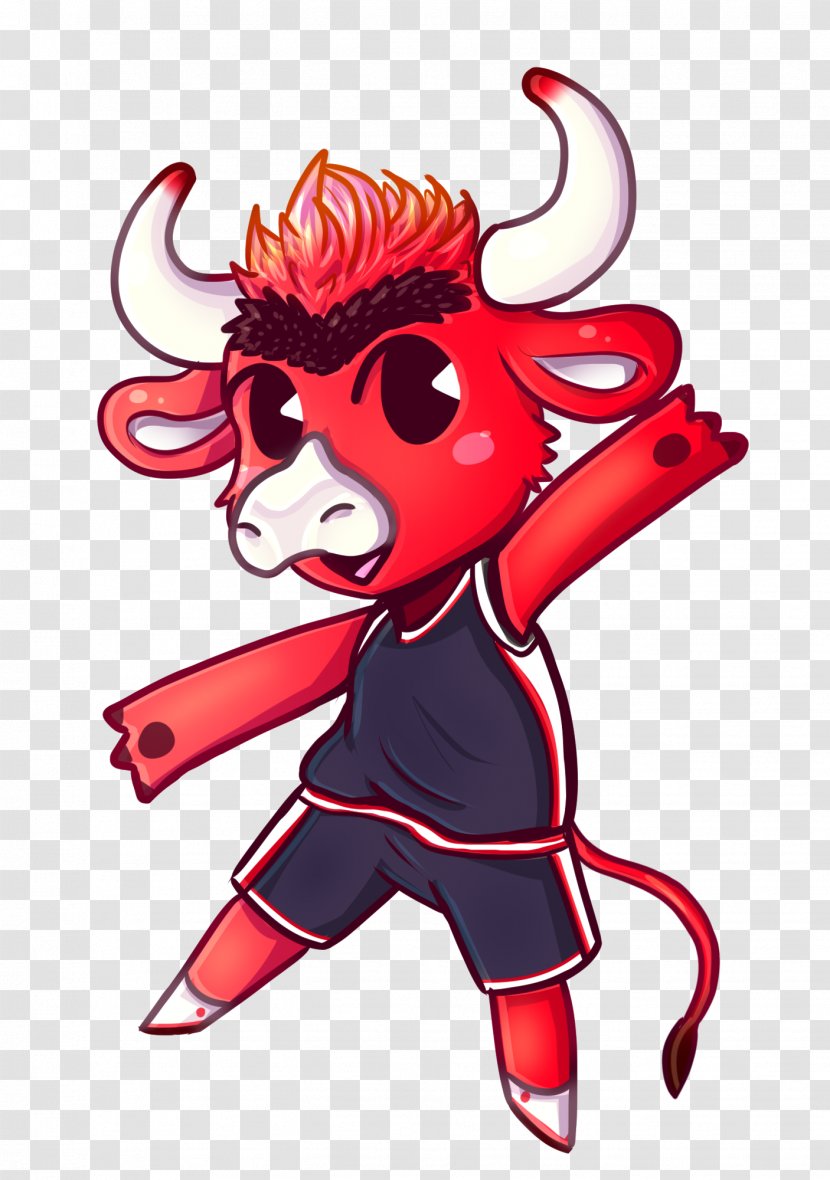 Benny The Bull NBA Illustration Fan Art - Fictional Character - Nba Transparent PNG
