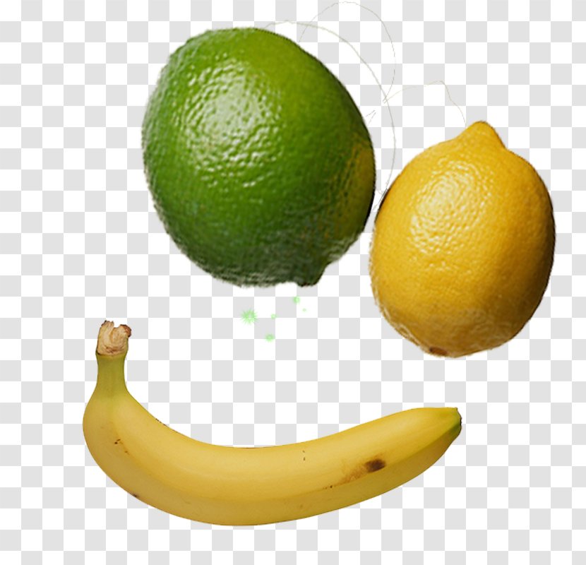 Lemon-lime Drink Mojito Juice - Vegetarian Cuisine - A Banana Yellow Lemon Lime Transparent PNG