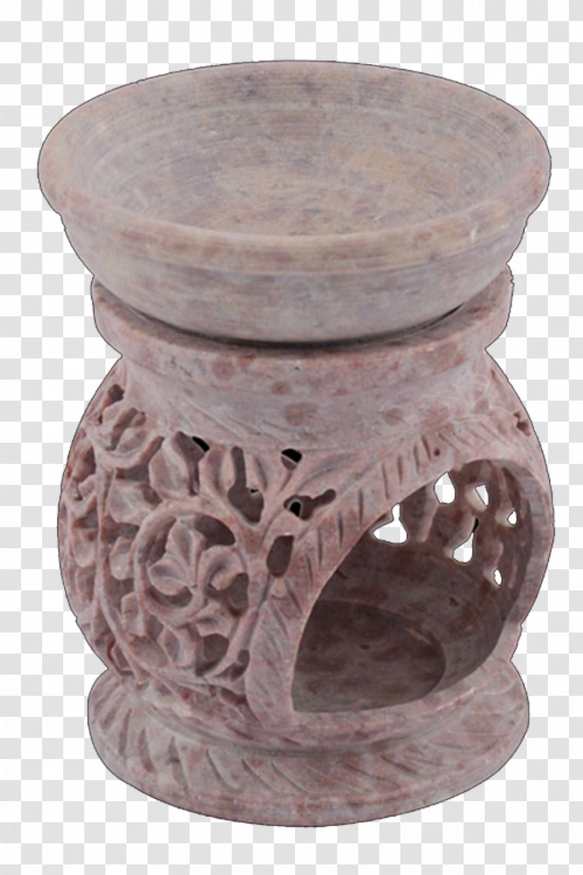 Handicraft Art Aroma Compound Tealight Wood Carving - Stone Transparent PNG