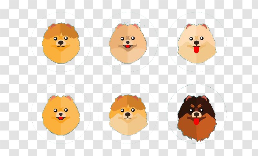 Pomeranian Cartoon Clip Art - Puppy Species Transparent PNG