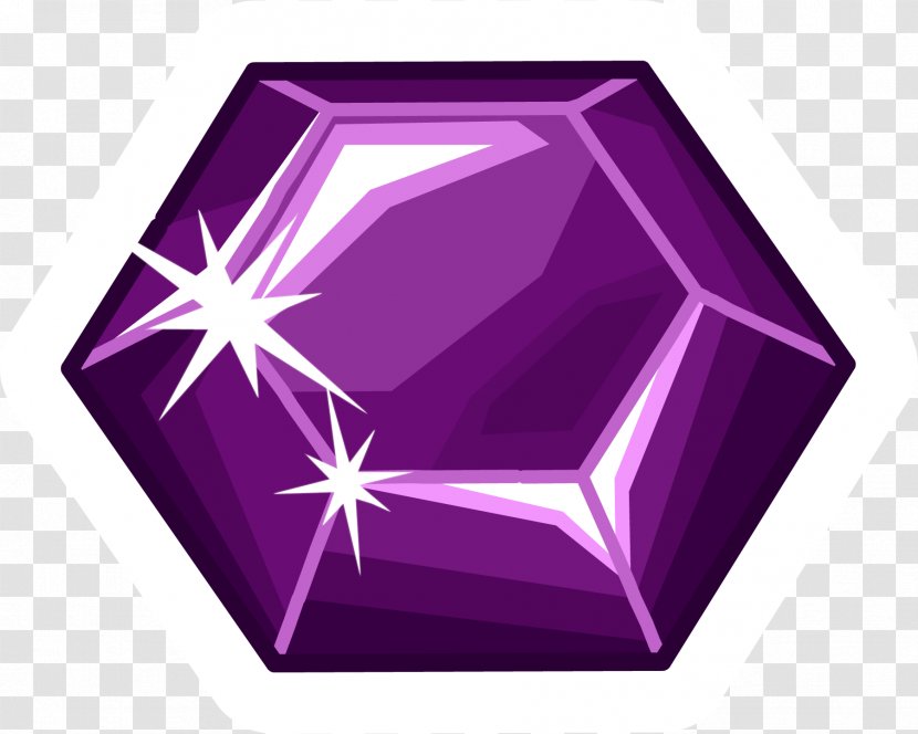 Club Penguin Wiki Amethyst Clip Art - Stone Transparent PNG