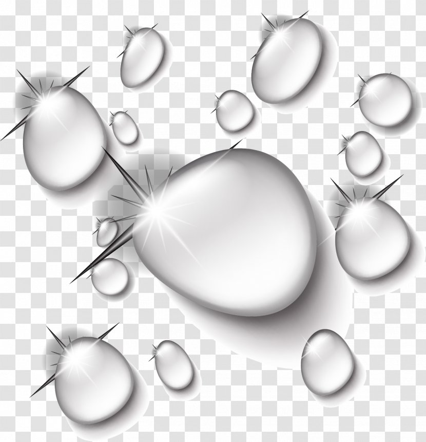 Drop Transparency And Translucency Water Clip Art - Transparent Droplets Transparent PNG