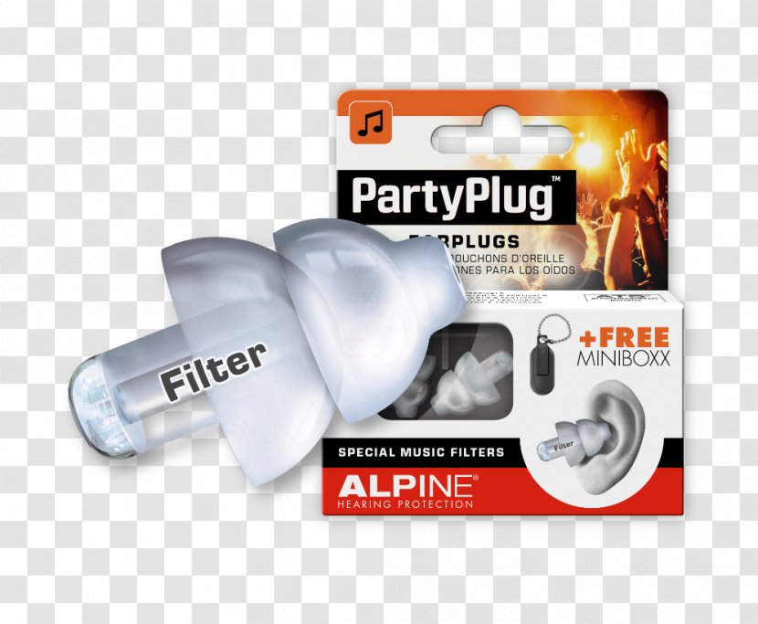 Earplug Gehoorbescherming Party - Cartoon Transparent PNG