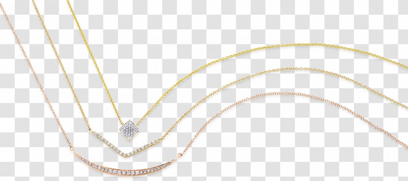 Necklace Line Body Jewellery Chain - Silhouette - Jewelry Clothes Transparent PNG