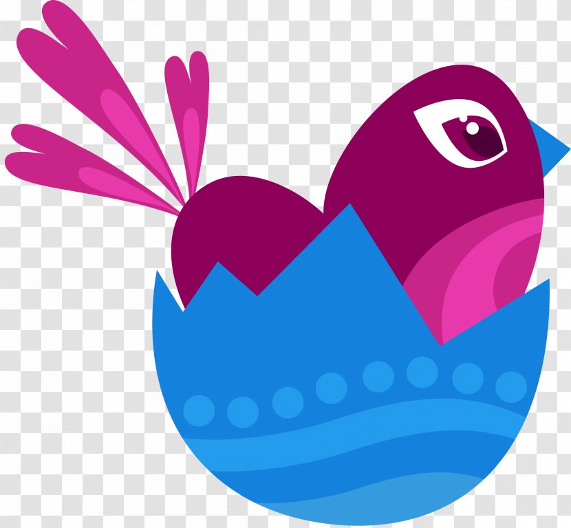 Bird Illustration Eggshell Beak Clip Art - Easter Transparent PNG