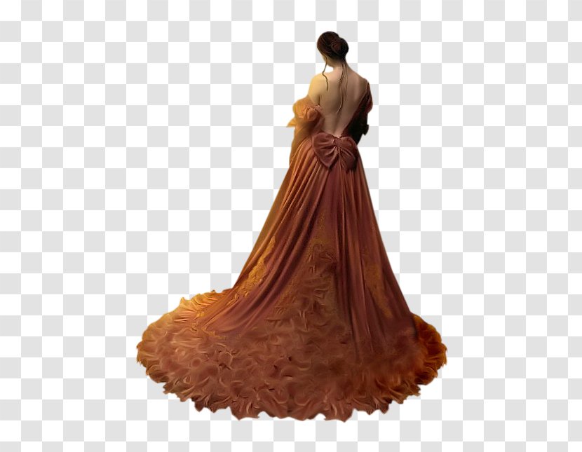 Gown Shoulder - Formal Wear - Jauneorange Transparent PNG