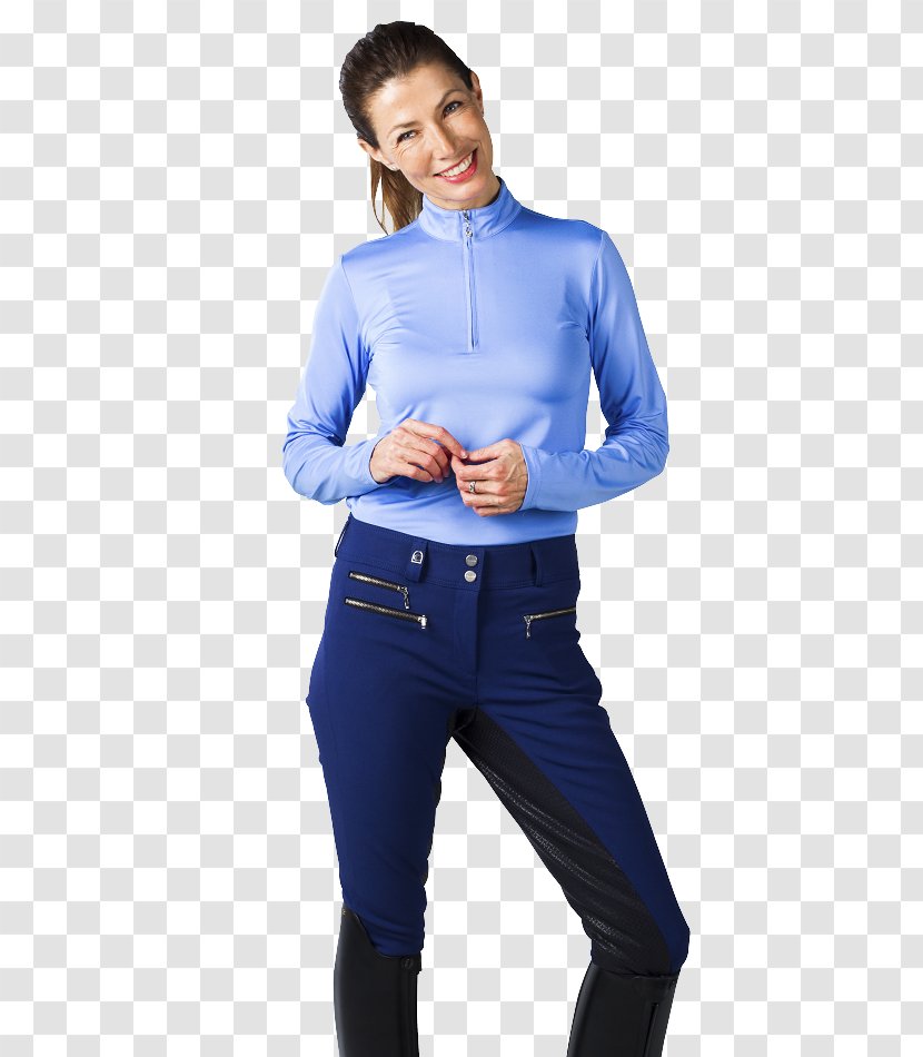 Jeans T-shirt Shoulder Outerwear Sleeve - T Shirt - Cornflower Transparent PNG