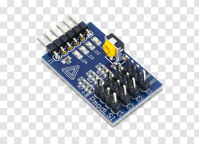 Microcontroller Sensor Pmod Interface Integrated Circuits & Chips Electronic Component - Photodetector - Oblique Light Transparent PNG