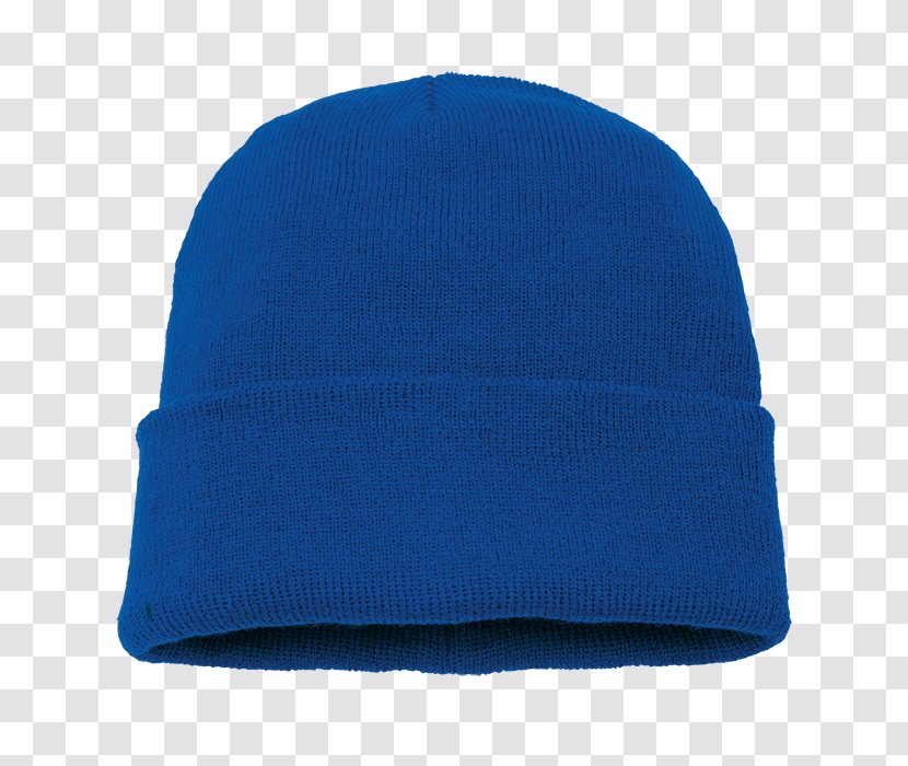 Beanie Knit Cap Knitting - Electric Blue Transparent PNG