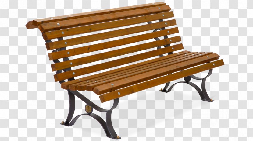 Bench Street Furniture Wood Metal - Outdoor - The Transparent PNG