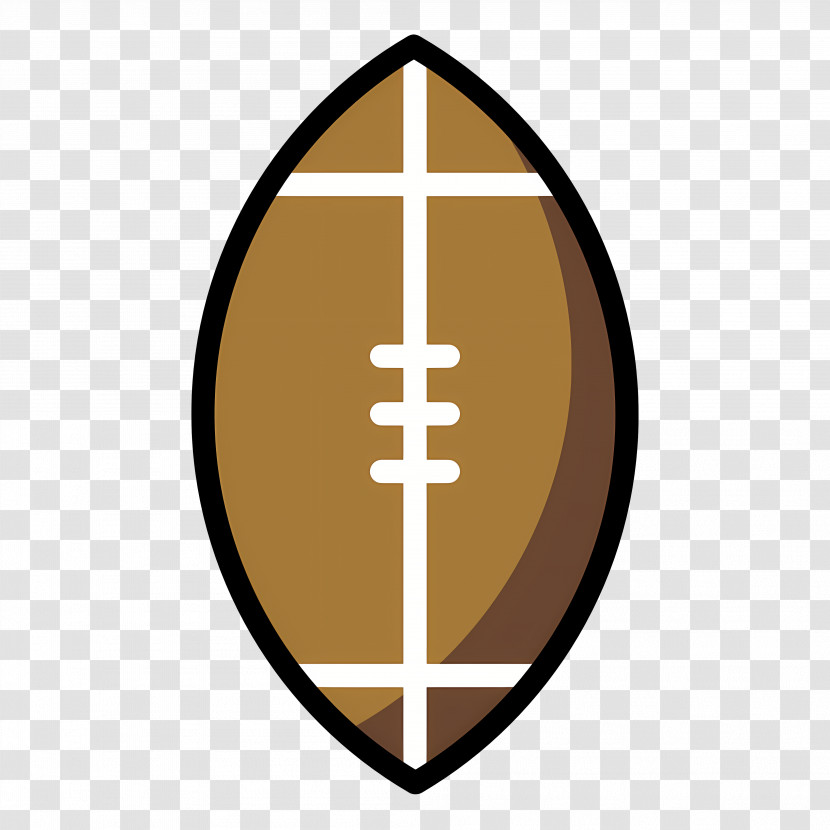 American Football Emoji - Football Icon Transparent PNG