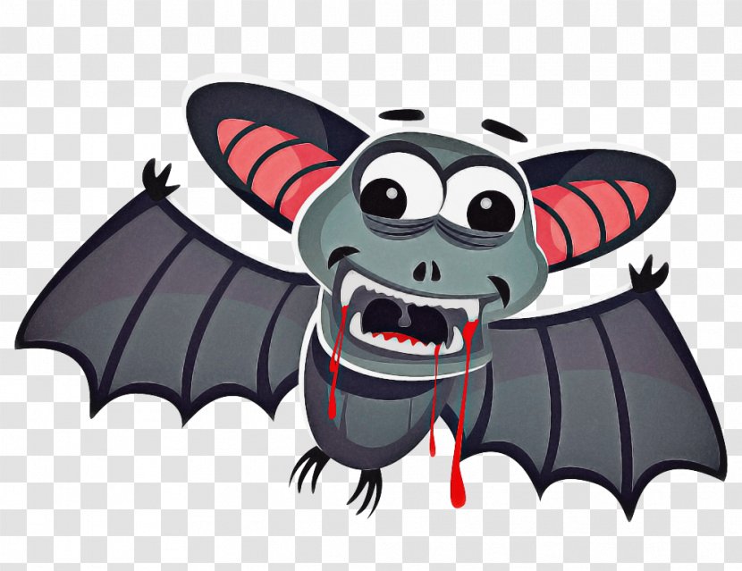 Cartoon Bat Animation Snout Fictional Character - Tooth Animated Transparent PNG