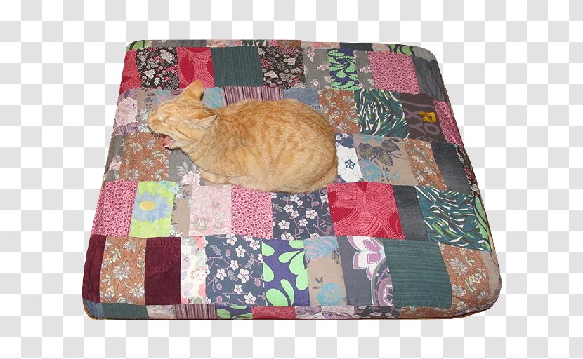 Place Mats Cat Quilt Rectangle Patchwork Transparent PNG