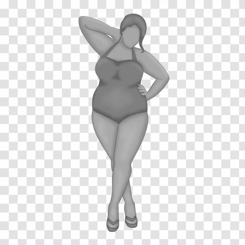 Shoulder Figurine White - Trunk - Hair Silhouette Transparent PNG