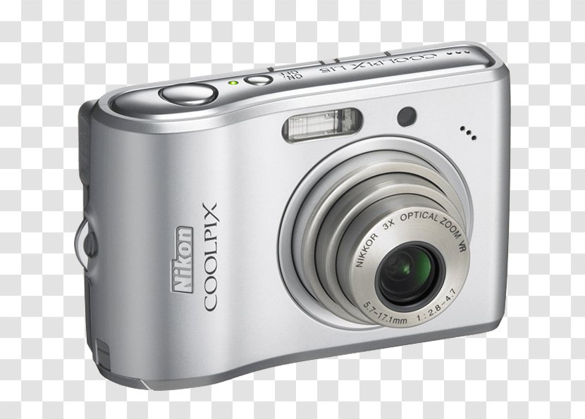 Digital SLR Nikon Coolpix L15 L14 L11 D40 - Camera Lens Transparent PNG