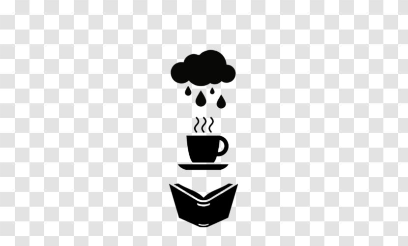 Keen Thread Sadness Coffee Clip Art - Black And White - Book Transparent PNG