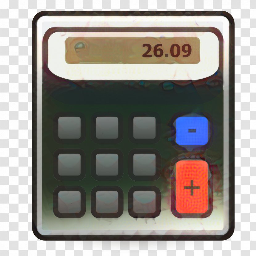 Clip Art Image - Electronic Device - Calculator Transparent PNG