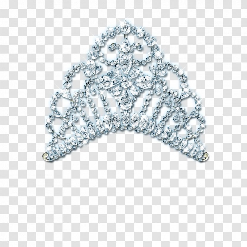 Crown Diamond Tiara Clip Art - Headpiece - Crystal Princess Kind Transparent PNG