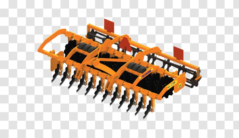 Disc Harrow Agricultural Machinery FIELDKING H.O & UNIT -2 Agriculture - Herse Rotative - Tractor Transparent PNG