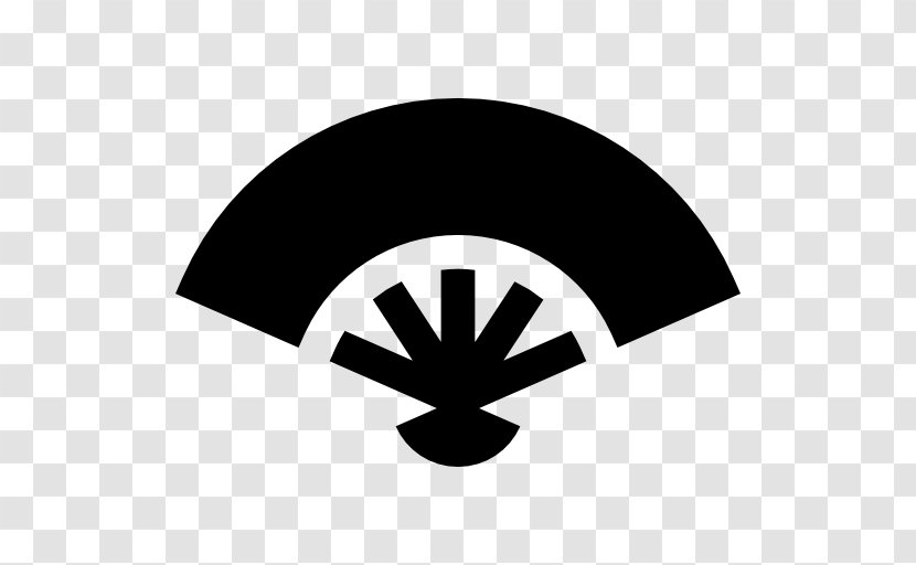 Logo Symbol Hand Fan - Silhouette Transparent PNG