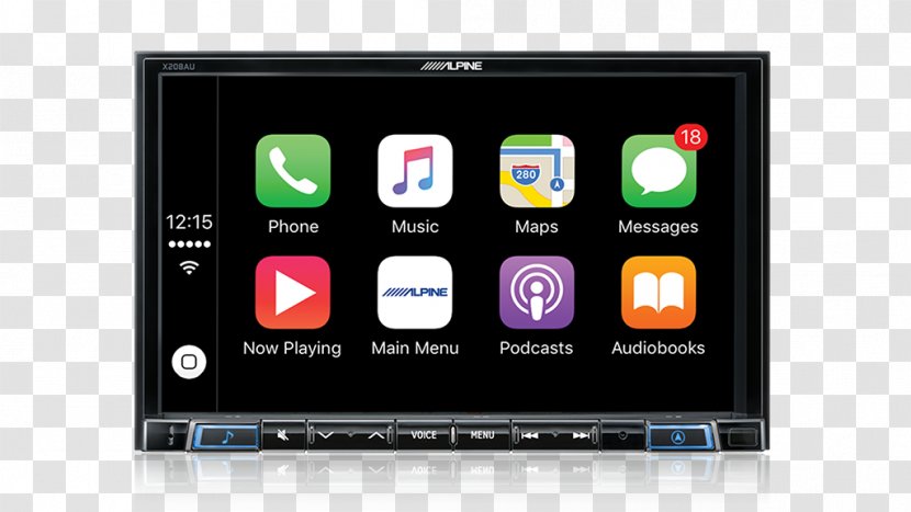 CarPlay Alpine Electronics Vehicle Audio Isuzu D-Max - Multimedia - Car Transparent PNG