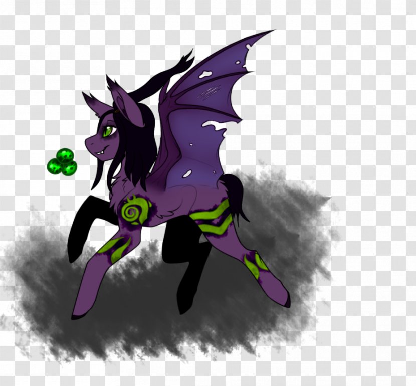 Horse Demon Cartoon Legendary Creature - Purple Transparent PNG