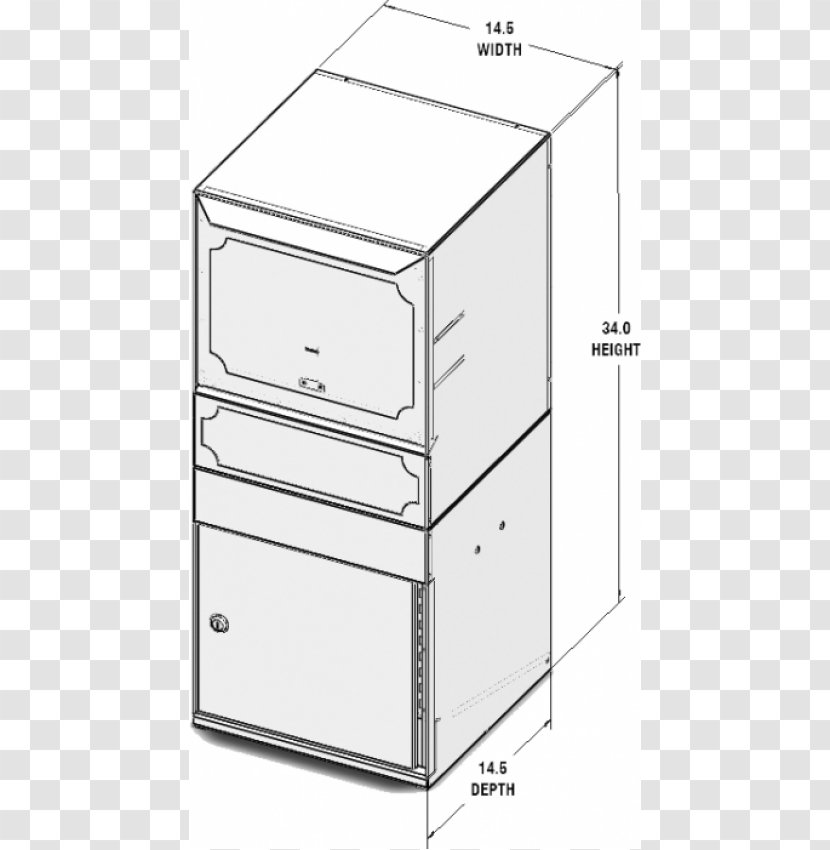 Mail Parcel Delivery File Cabinets Drawer - White Hall Transparent PNG