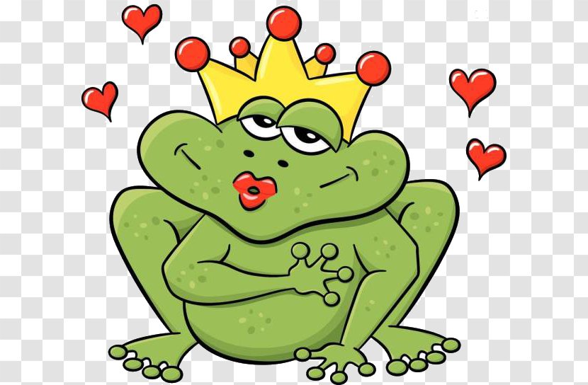 The Frog Prince Kiss Clip Art - Stockxchng - Cartoon Transparent PNG