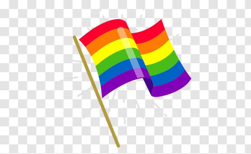 Rainbow Flag Pride Parade Image - Silhouette Transparent PNG