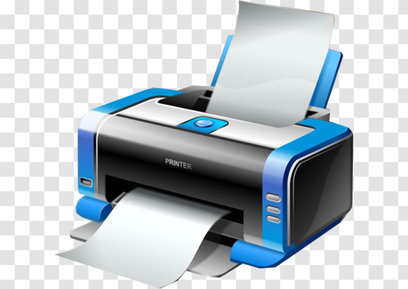 Laptop Printer Driver Computer Output Device - Inkjet Printing Transparent PNG