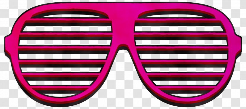 Sunglasses Cartoon - Shutters - Eye Glass Accessory Magenta Transparent PNG