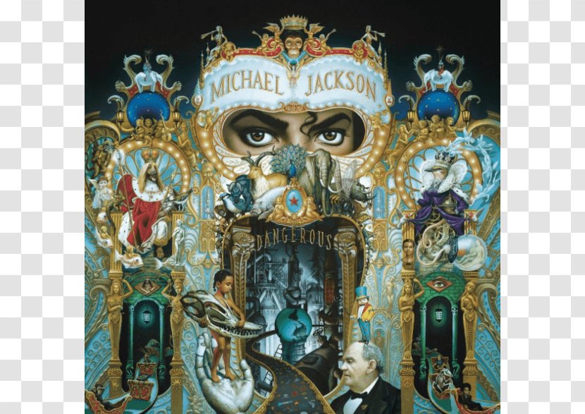 Dangerous World Tour Album Cover Art - Heart - Michael Jackson Transparent PNG